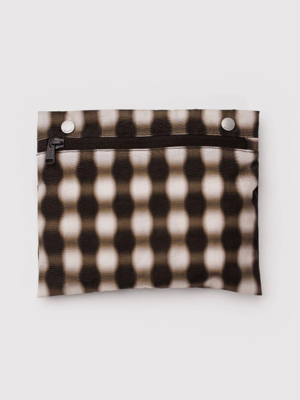 NWT Baggu Everyday Cloud Bag - Blurred Gingham Brown - Picture 4 of 8